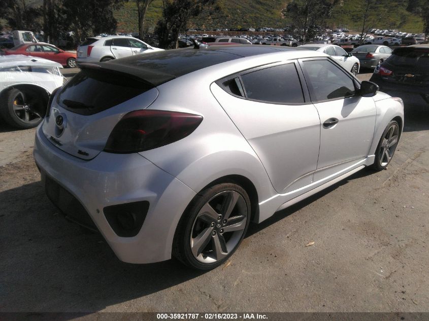 2015 HYUNDAI VELOSTER TURBO - KMHTC6AE7FU216782