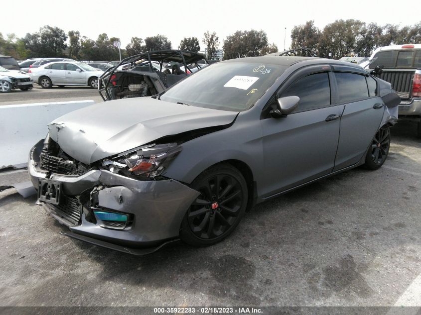 2014 HONDA ACCORD SEDAN SPORT - 1HGCR2F52EA043887