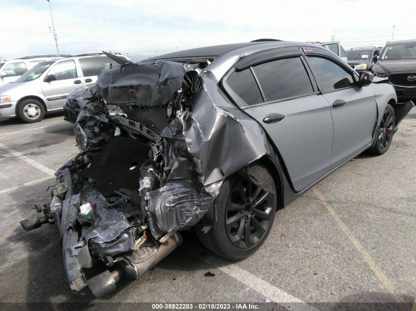 2014 HONDA ACCORD SEDAN SPORT - 1HGCR2F52EA043887