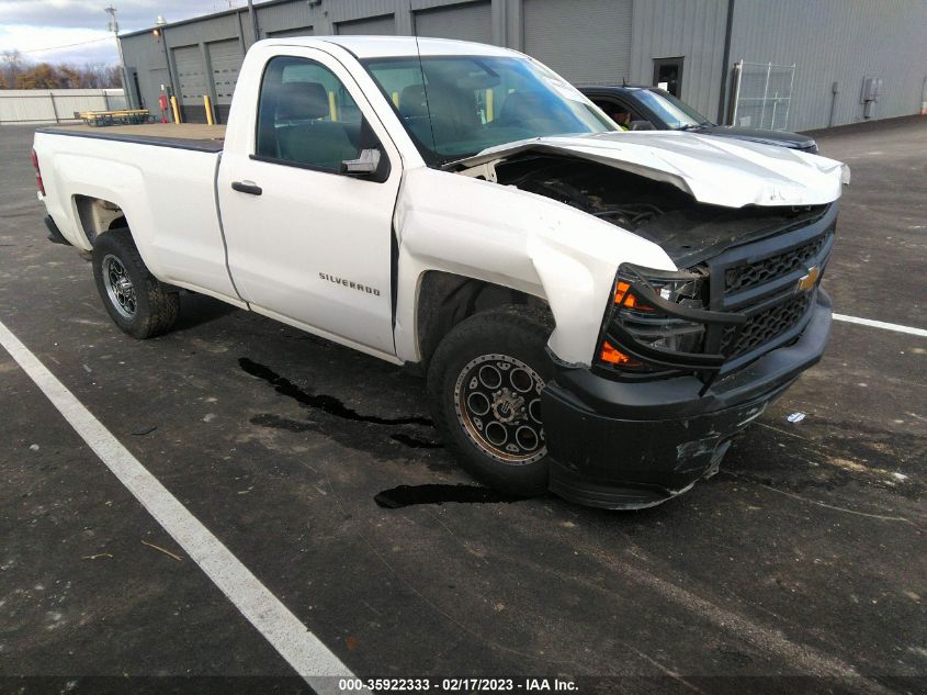 2014 CHEVROLET SILVERADO 1500 WORK TRUCK - 1GCNCPEH3EZ384900