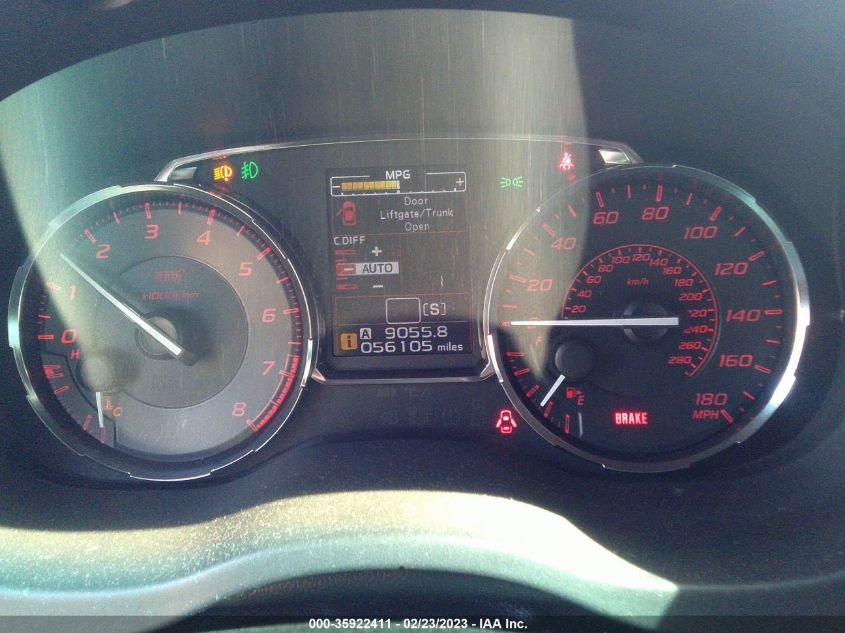 2015 SUBARU WRX STI LAUNCH EDITION JF1VA2W62F9804627