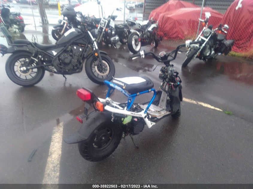 2022 HONDA NPS50 JH2AF5810NK905998