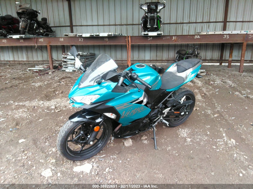 VIN JKAEXKG19MDAC7622 2021 KAWASAKI EX400