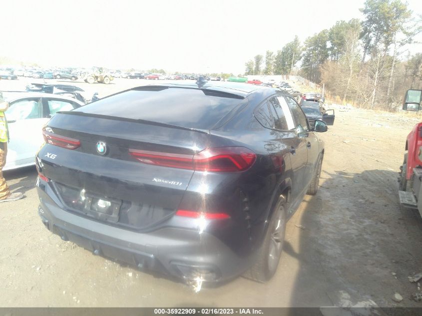 2022 BMW X6 XDRIVE40I 5UXCY6C08N9N23899
