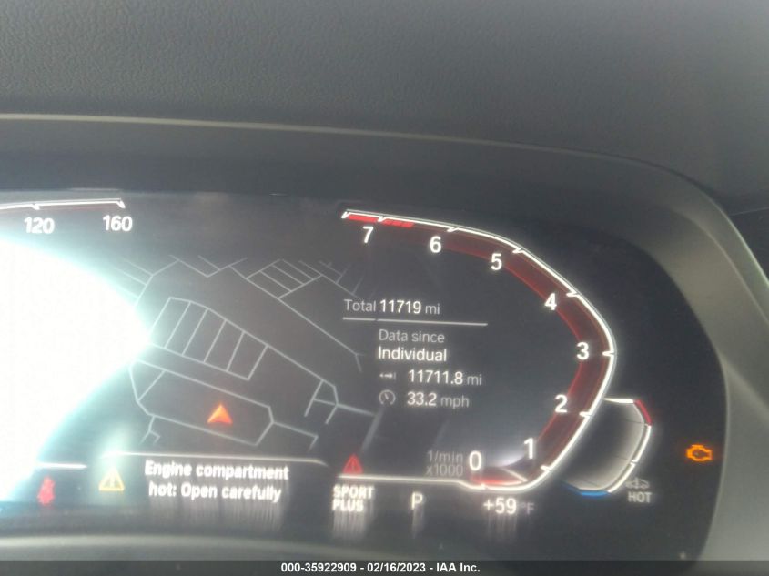 2022 BMW X6 XDRIVE40I 5UXCY6C08N9N23899
