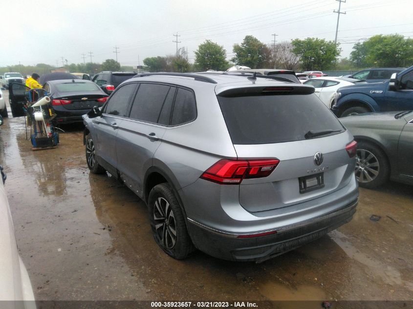 2022 VOLKSWAGEN TIGUAN S - 3VV1B7AX7NM121388