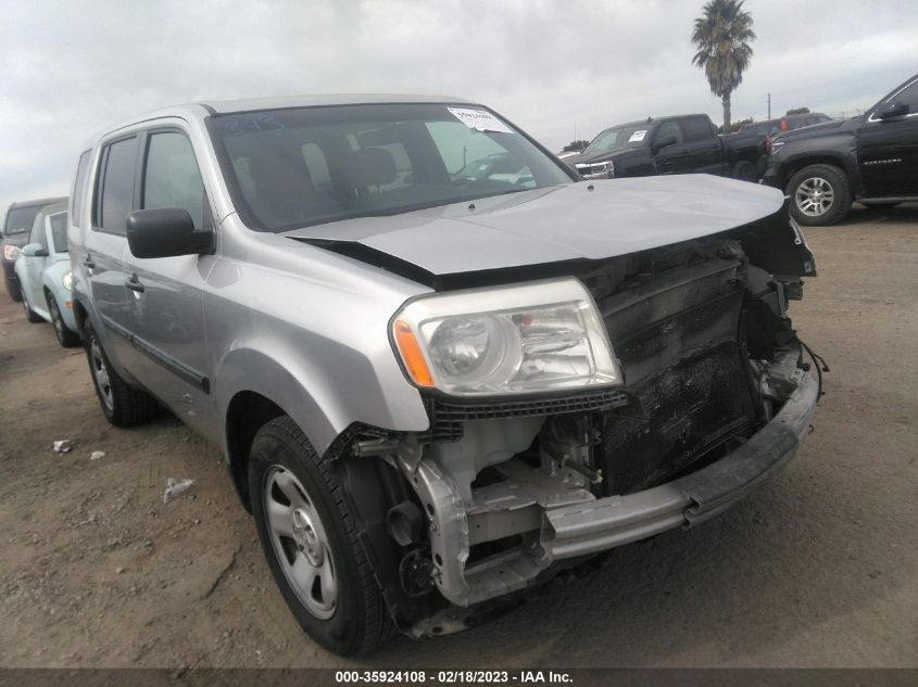2015 HONDA PILOT LX - 5FNYF3H26FB028498