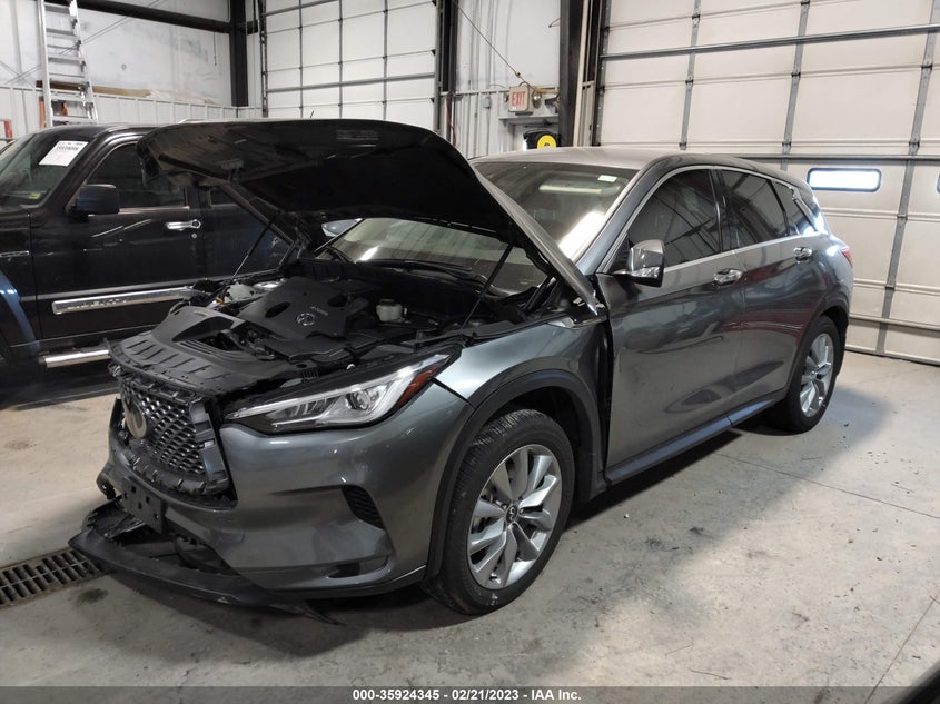 VIN 3PCAJ5AA2MF101991 2021 INFINITI QX50 PURE