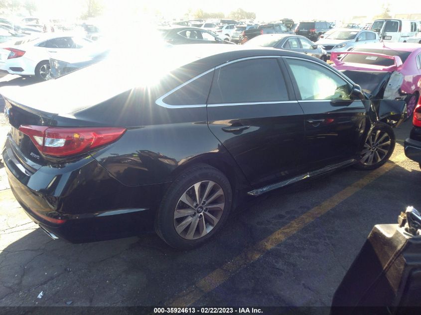 2015 HYUNDAI SONATA 2.4L SPORT - 5NPE34AF9FH164639