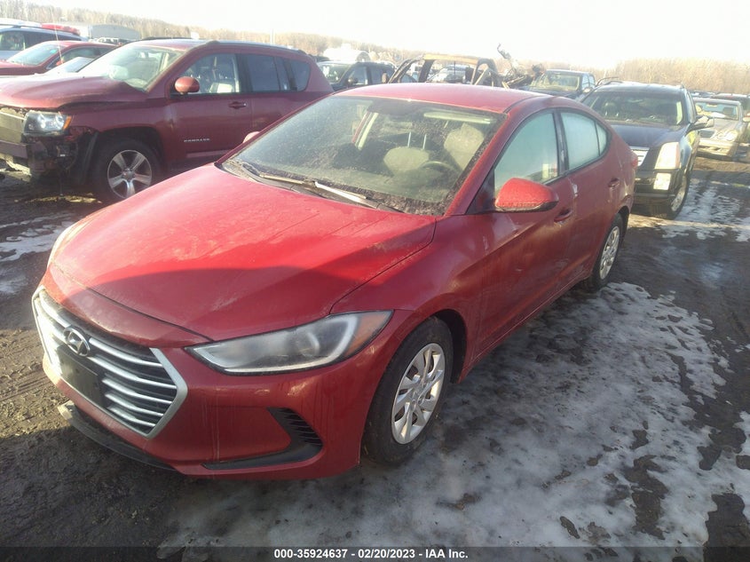 VIN 5NPD74LF4HH147344 2017 HYUNDAI ELANTRA SE