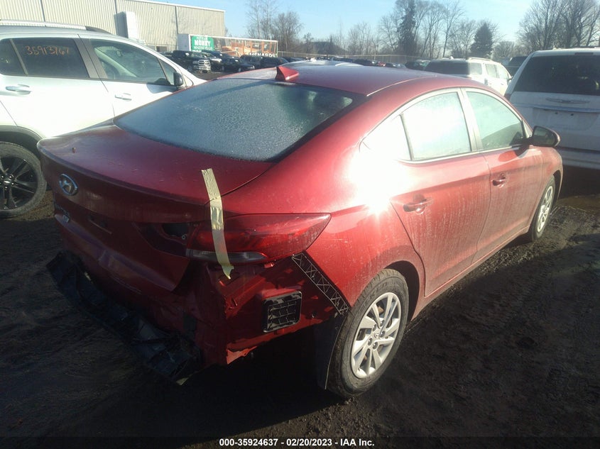VIN 5NPD74LF4HH147344 2017 HYUNDAI ELANTRA SE