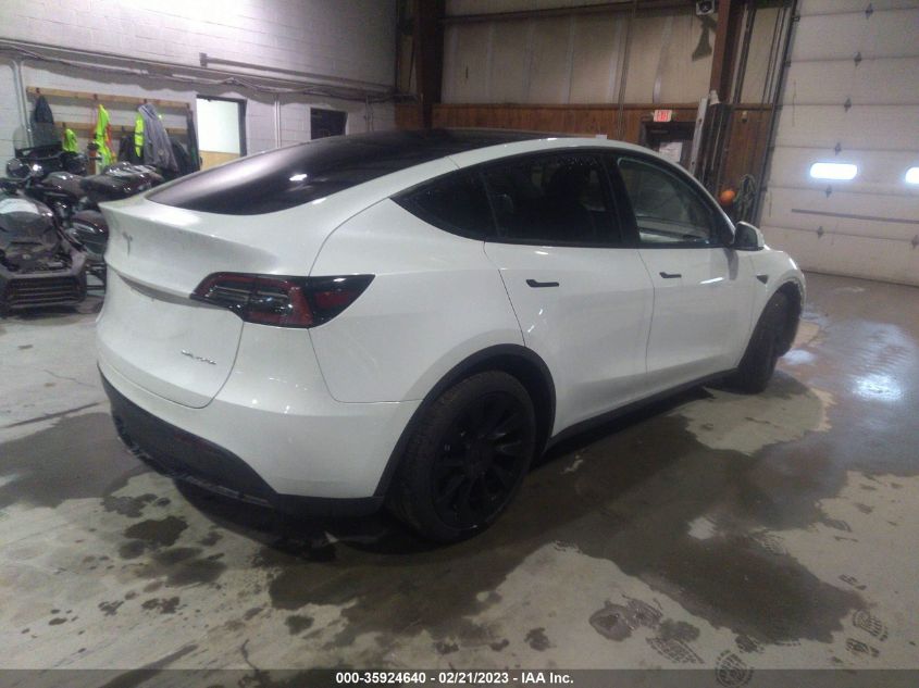 2021 TESLA MODEL Y LONG RANGE - 5YJYGAEE4MF252222
