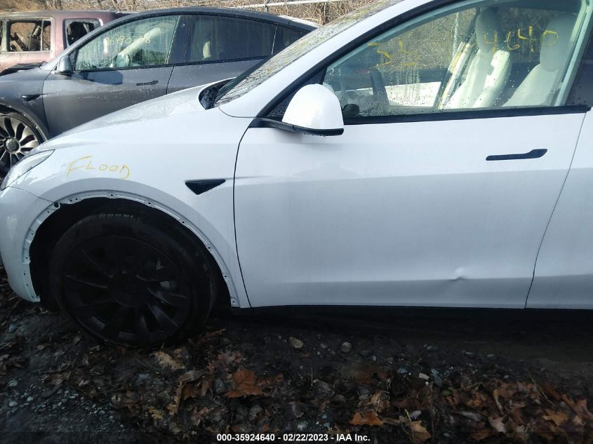 2021 TESLA MODEL Y LONG RANGE - 5YJYGAEE4MF252222