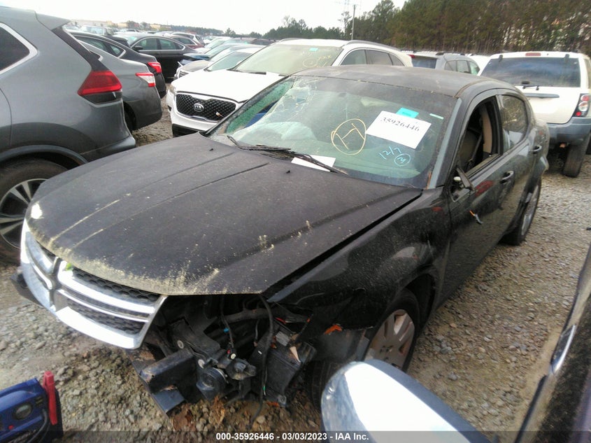 2014 DODGE AVENGER VIN: 1C3CDZAB4EN170270