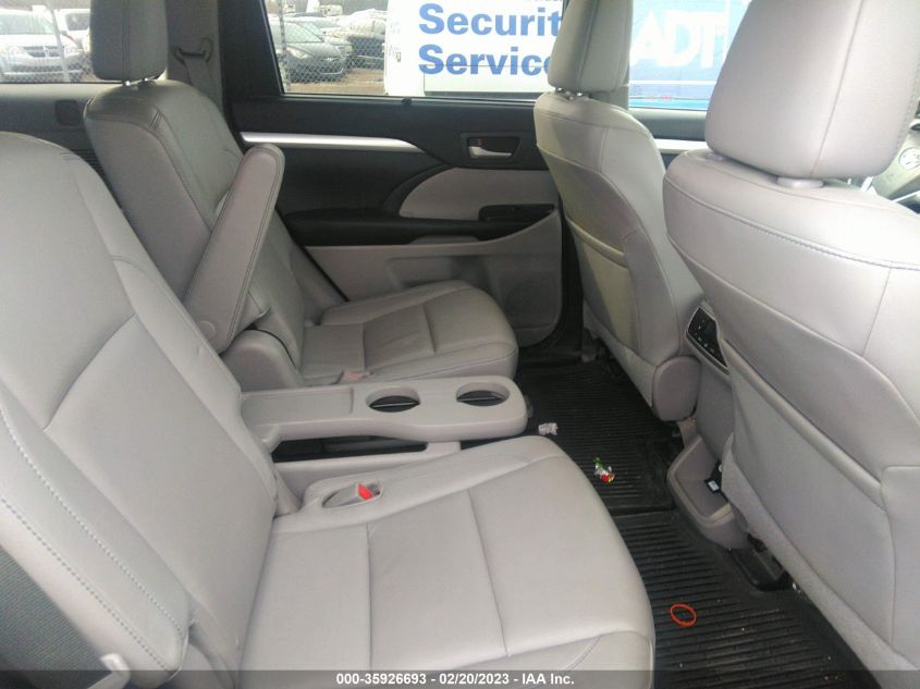 2015 TOYOTA HIGHLANDER XLE - 5TDJKRFH2FS184475