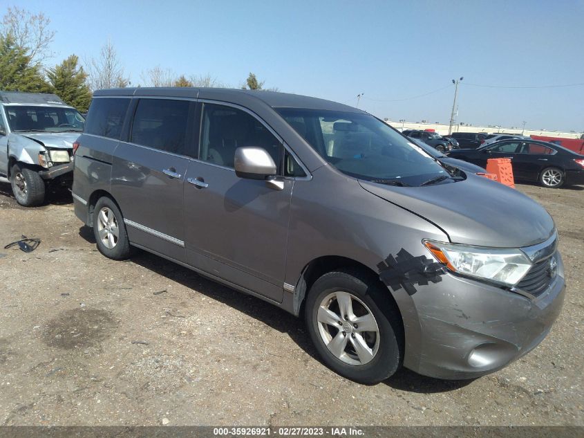 2013 NISSAN QUEST SV - JN8AE2KP8D9068001
