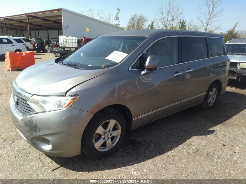 2013 NISSAN QUEST SV - JN8AE2KP8D9068001