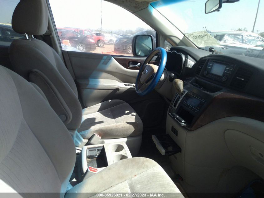 2013 NISSAN QUEST SV - JN8AE2KP8D9068001