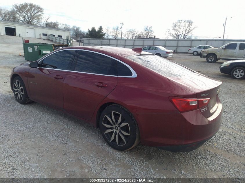 2017 CHEVROLET MALIBU LT - 1G1ZE5ST6HF186612
