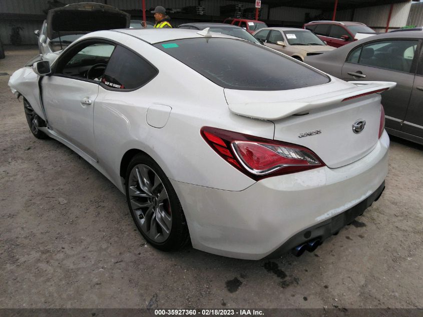2013 HYUNDAI GENESIS COUPE 3.8 TRACK KMHHU6KJ1DU102708