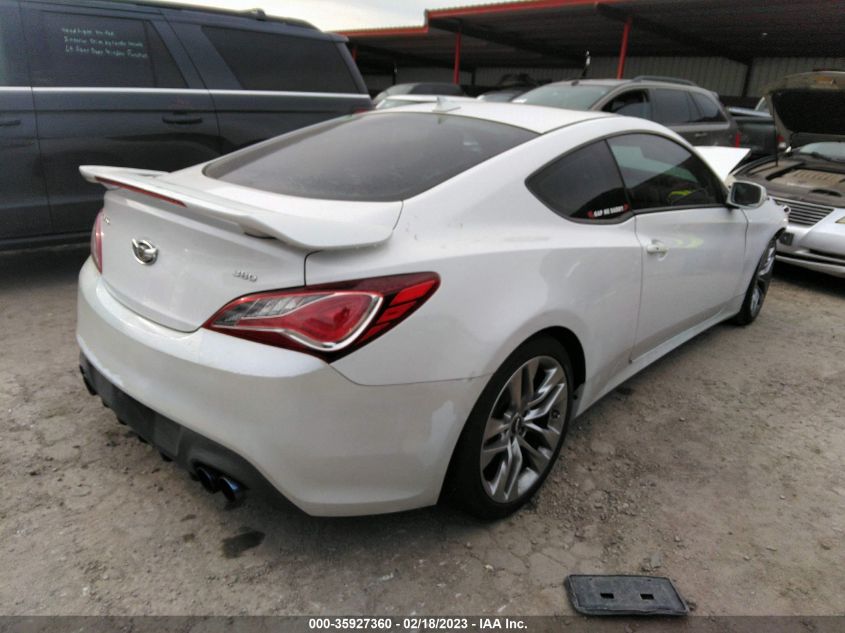 2013 HYUNDAI GENESIS COUPE 3.8 TRACK KMHHU6KJ1DU102708
