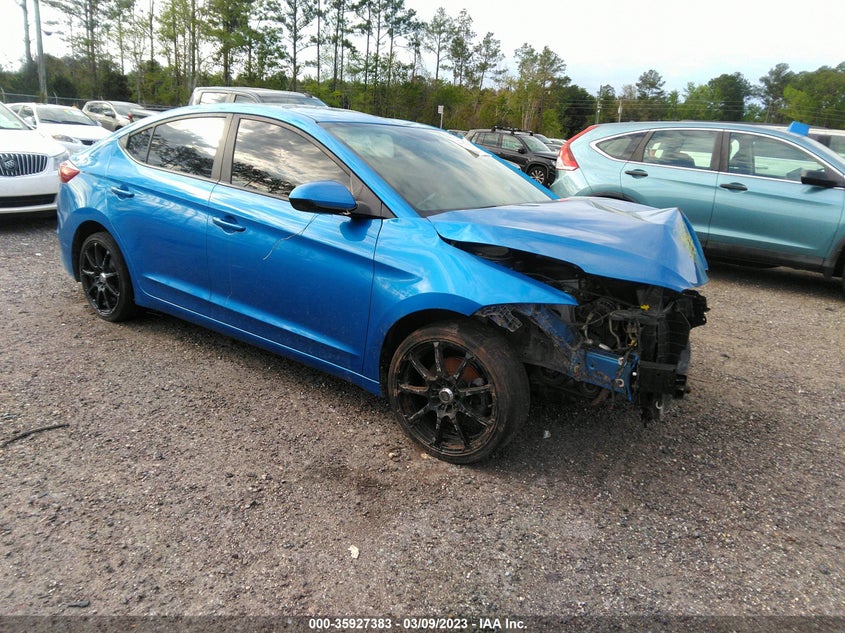 VIN KMHD74LF8HU384274 2017 HYUNDAI ELANTRA SE