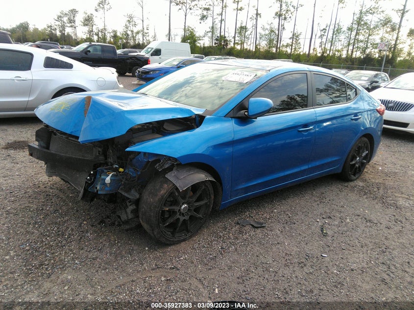 VIN KMHD74LF8HU384274 2017 HYUNDAI ELANTRA SE