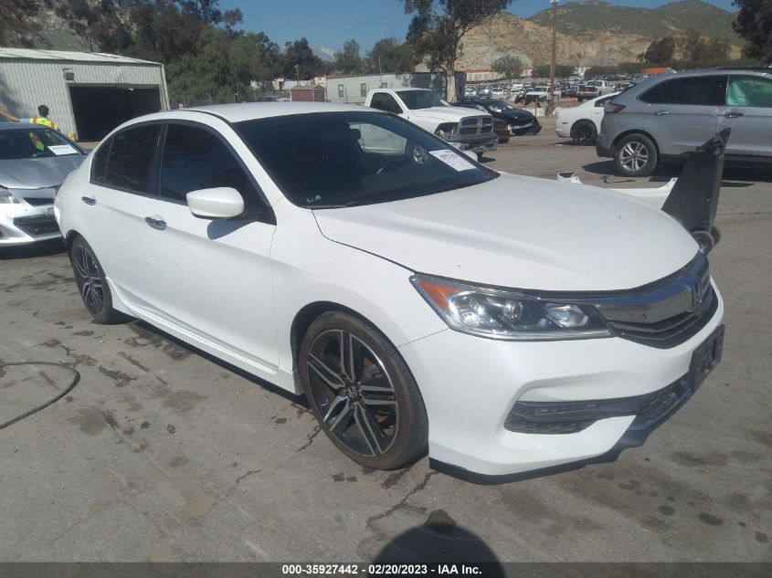 2017 HONDA ACCORD SEDAN SPORT SE - 1HGCR2F13HA238799