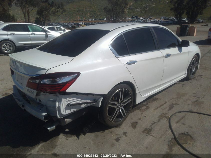 2017 HONDA ACCORD SEDAN SPORT SE - 1HGCR2F13HA238799