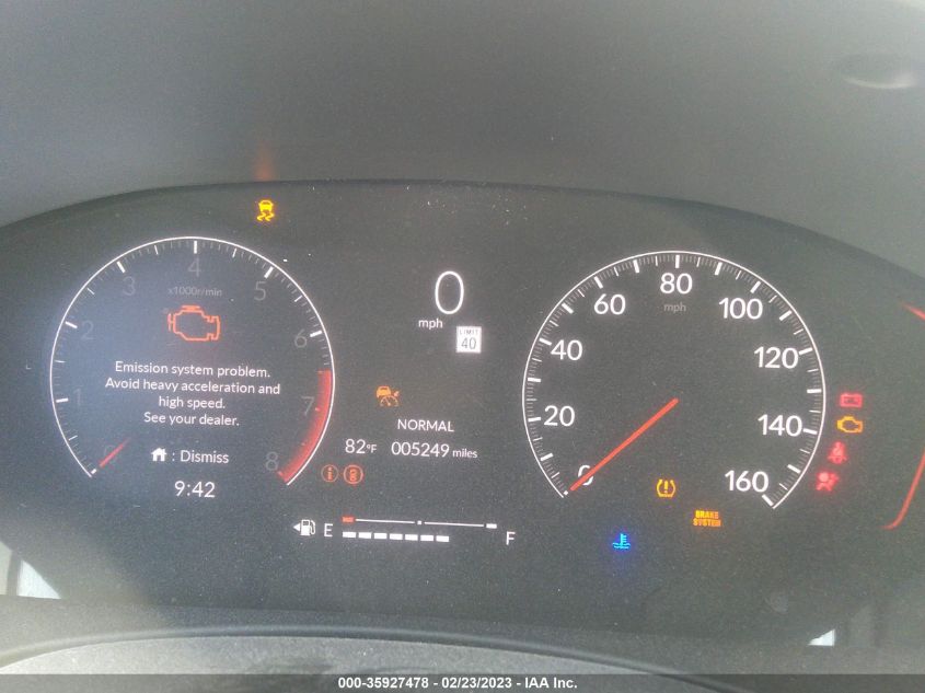2022 HONDA CIVIC SI 2HGFE1E53NH474194