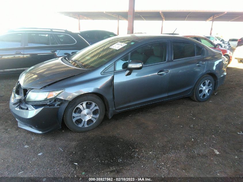 2013 HONDA CIVIC HYBRID - 19XFB4F3XDE000095