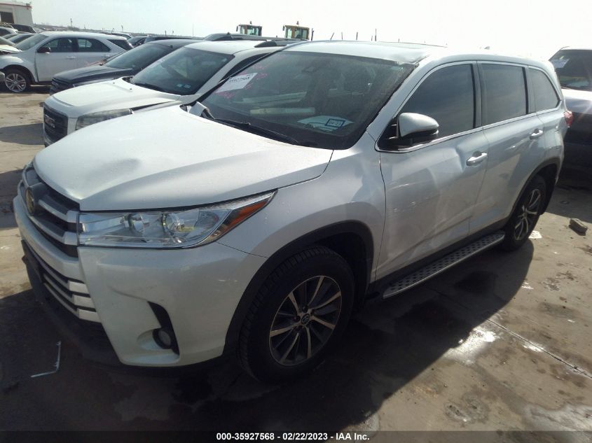 2019 TOYOTA HIGHLANDER SE/XLE - 5TDKZRFH3KS309056