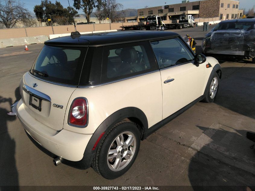 2013 MINI COOPER HARDTOP - WMWSU3C59DT691844