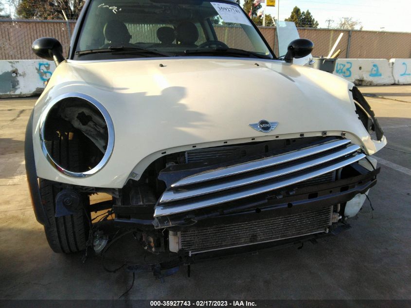 2013 MINI COOPER HARDTOP - WMWSU3C59DT691844