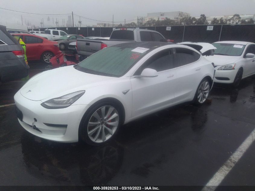 2019 TESLA MODEL 3 LONG RANGE/PERFORMANCE - 5YJ3E1EB9KF448322