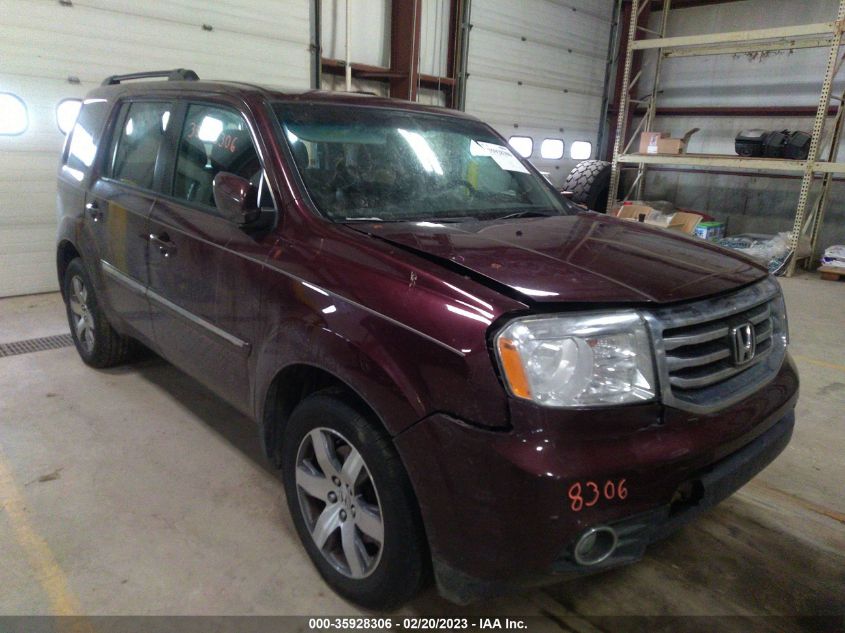 2014 HONDA PILOT TOURING - 5FNYF4H95EB042345
