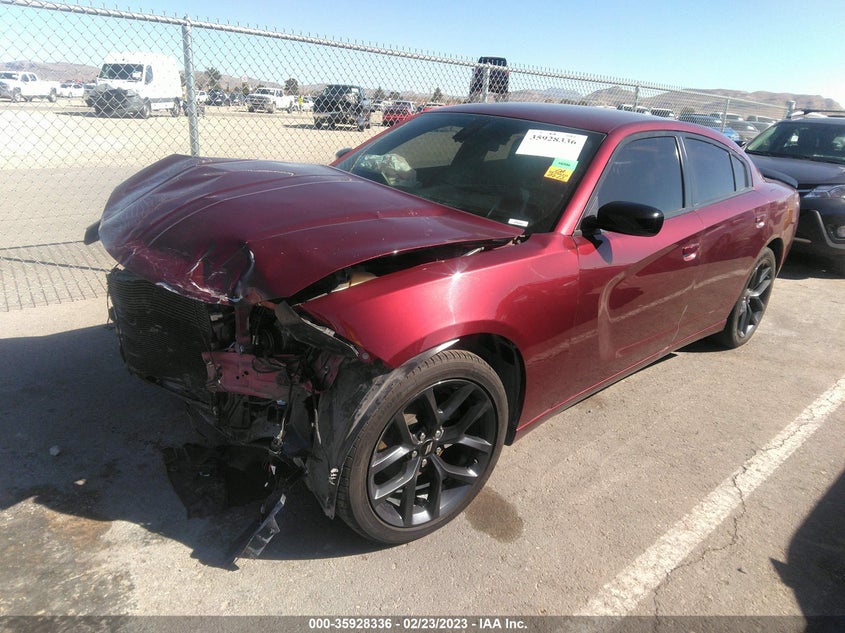 VIN 2C3CDXBG5KH615232 2019 DODGE CHARGER SXT