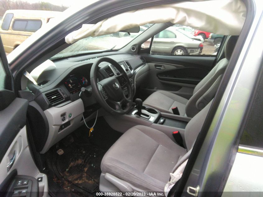2020 HONDA PILOT LX - 5FNYF6H17LB020009