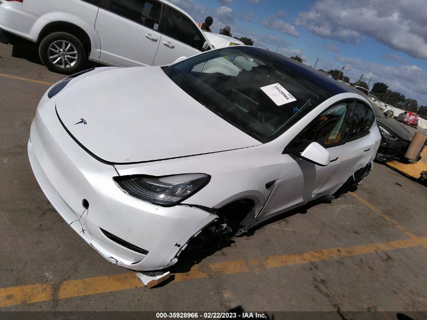 2021 TESLA MODEL Y LONG RANGE - 5YJYGDEE8MF278467