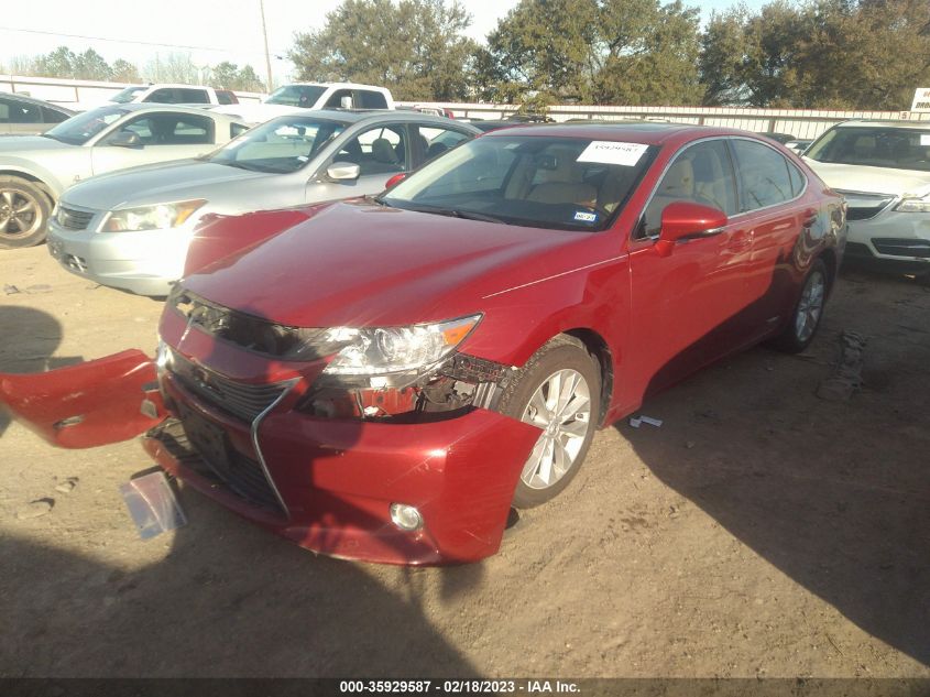 2013 LEXUS ES 300H HYBRID JTHBW1GG2D2021389