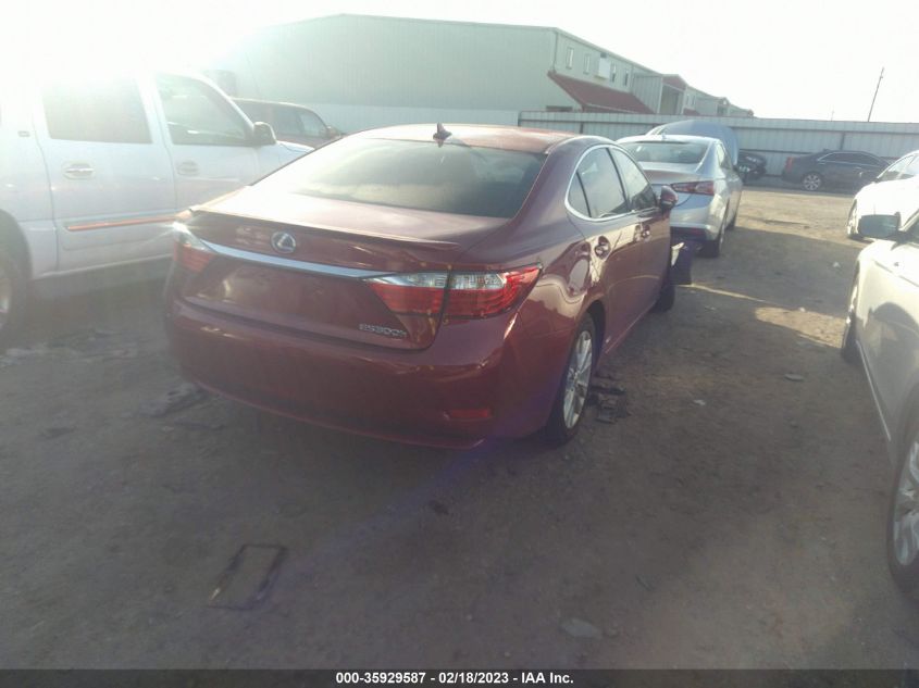 2013 LEXUS ES 300H HYBRID JTHBW1GG2D2021389