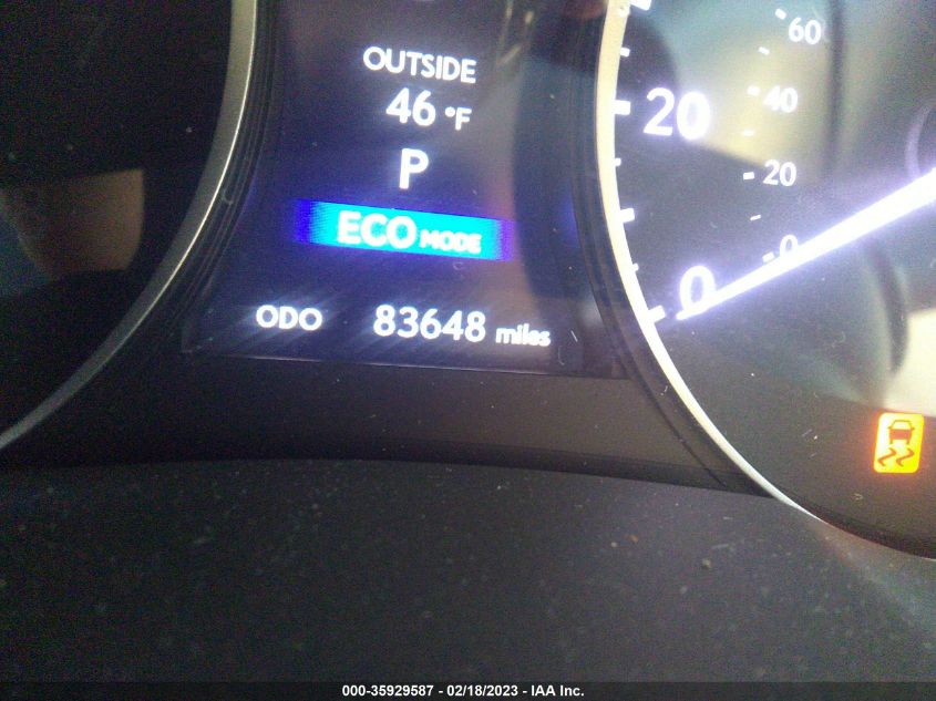 2013 LEXUS ES 300H HYBRID JTHBW1GG2D2021389
