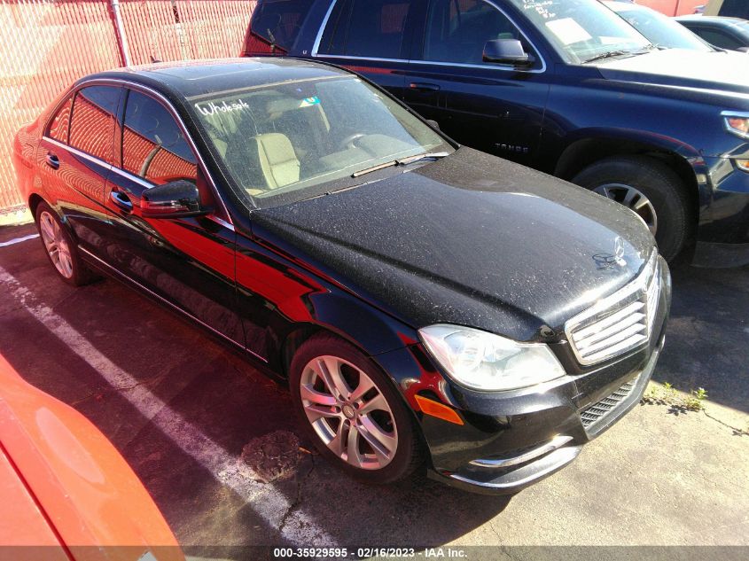 2013 MERCEDES-BENZ C-CLASS C 250 LUXURY - WDDGF4HB1DR257718