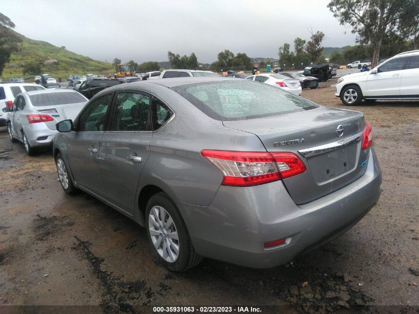 2013 NISSAN SENTRA S - 3N1AB7AP7DL562573