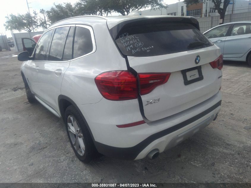 2019 BMW X3 XDRIVE30I - 5UXTR9C55KLD95178