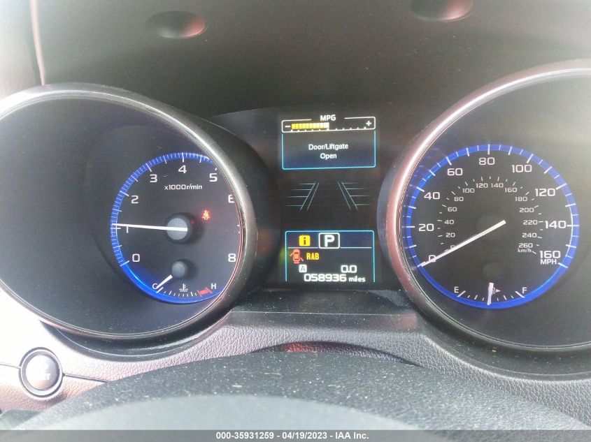 2017 SUBARU OUTBACK LIMITED - 4S4BSENC7H3236279