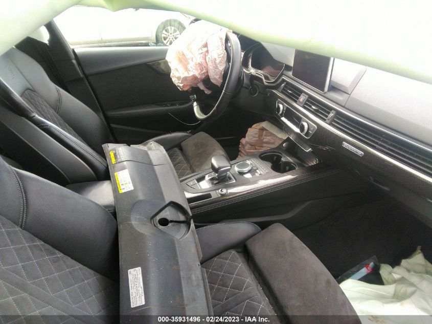 2019 AUDI S5 SPORTBACK PREMIUM PLUS WAUB4CF59KA098067