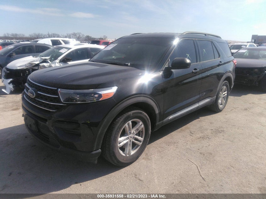 VIN 1FMSK7DH9NGA29597 2022 FORD EXPLORER XLT
