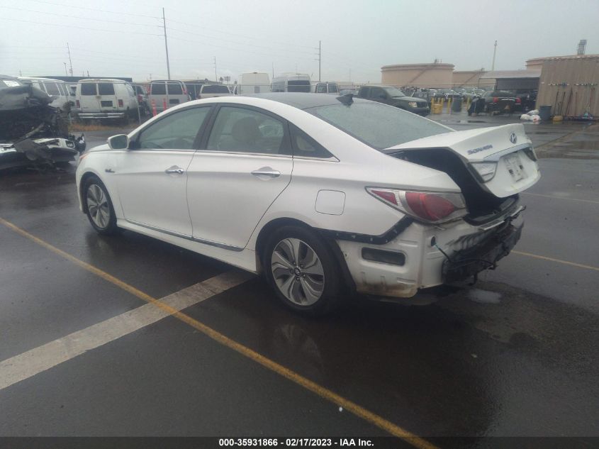 2013 HYUNDAI SONATA HYBRID LIMITED - KMHEC4A43DA085434