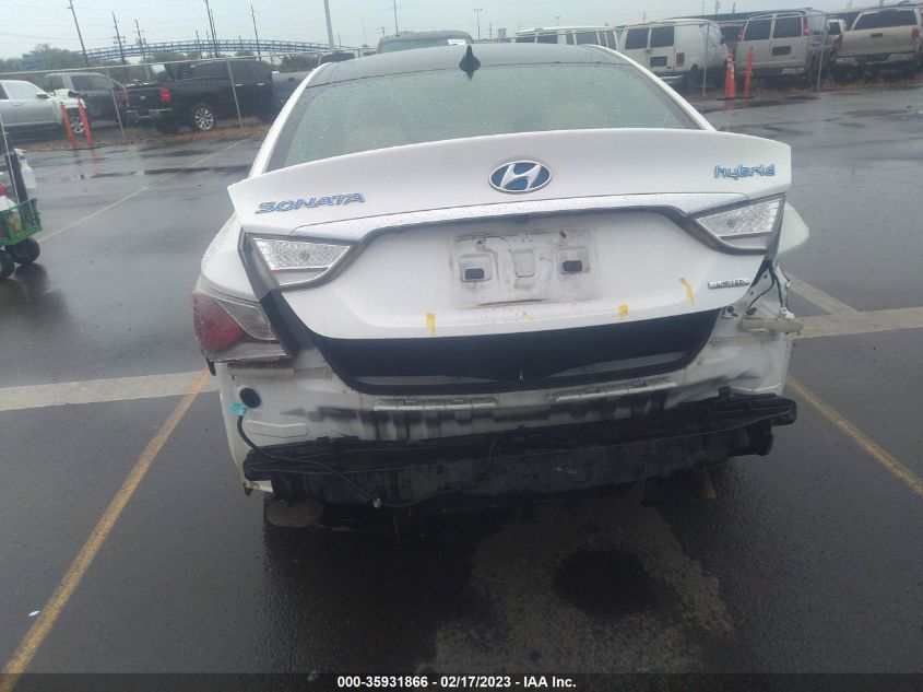 2013 HYUNDAI SONATA HYBRID LIMITED - KMHEC4A43DA085434